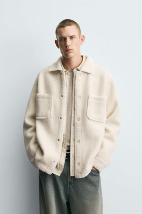 Sherpa-Taschen-Overshirt 