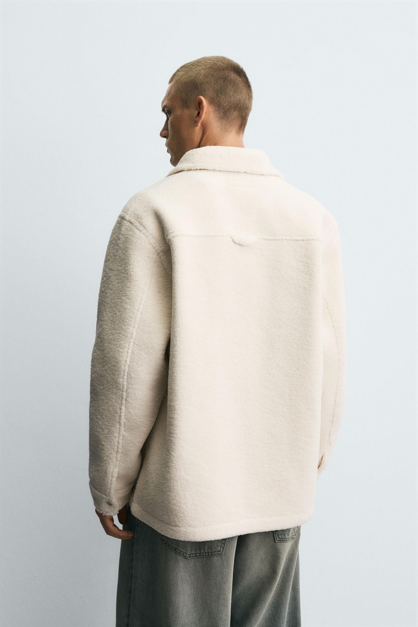 Sherpa-Taschen-Overshirt 