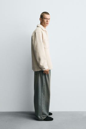 Sherpa-Taschen-Overshirt 