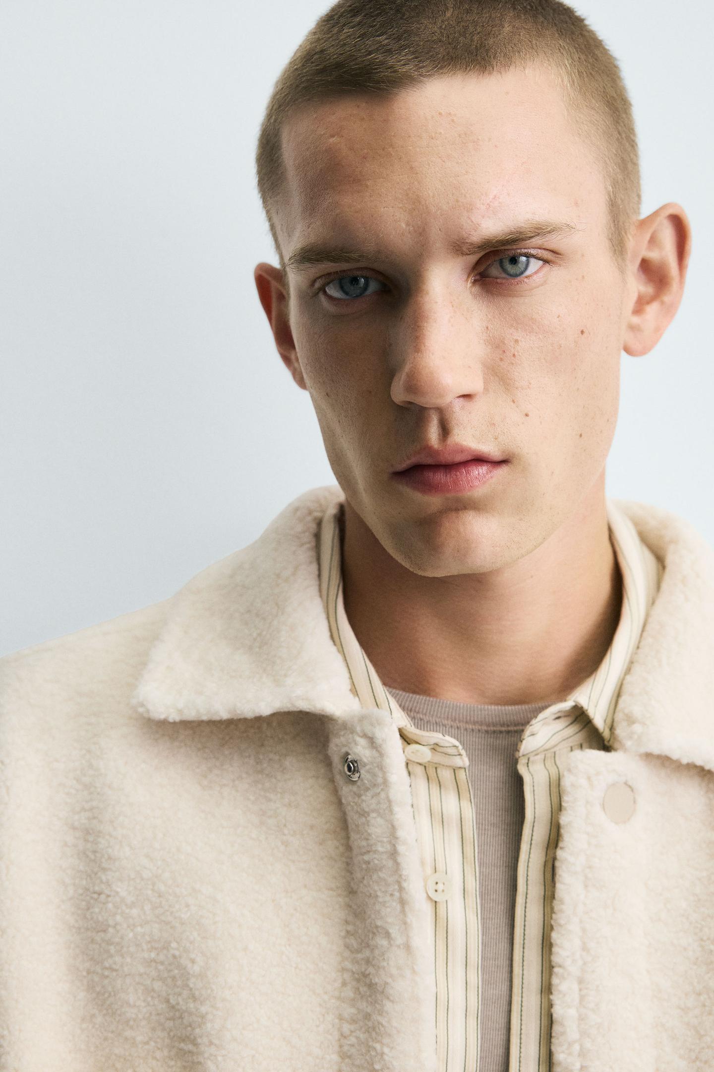 Sherpa-Taschen-Overshirt 