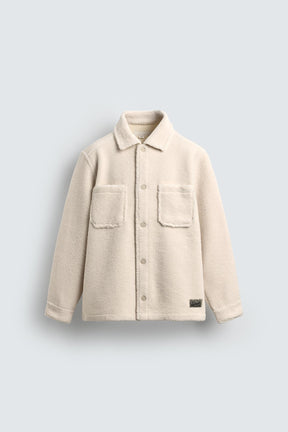 Sherpa-Taschen-Overshirt 