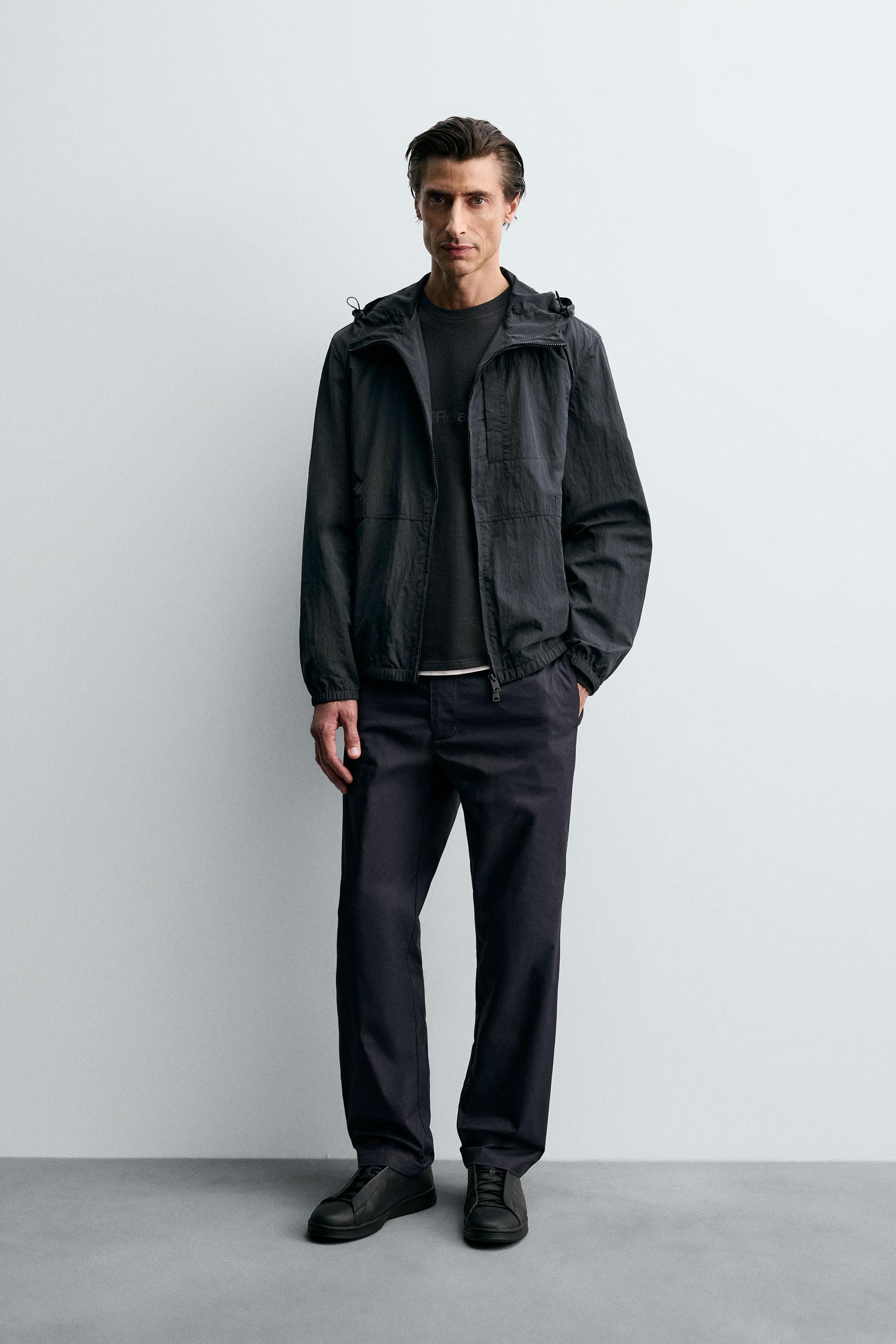 LIGHTWEIGHT WATER-REPELLENT TECHNICAL JACKET - Image 1