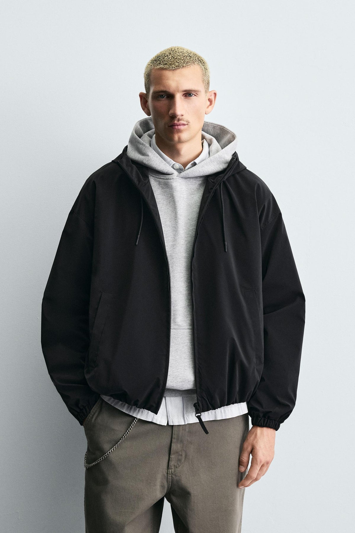 TECHNICAL HOODED JACKET - Image 2