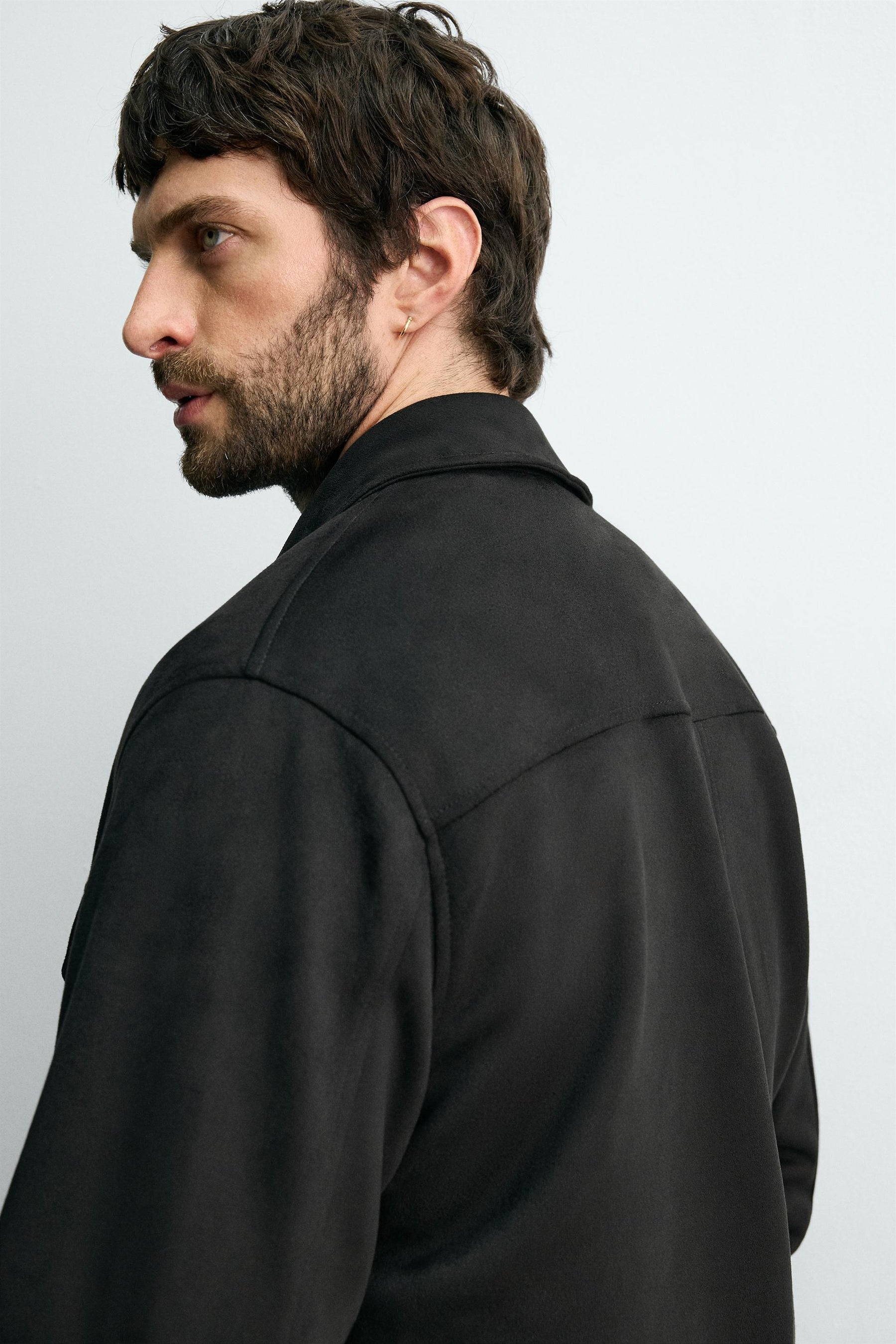 FAUX SUEDE OVERSHIRT - Image 6