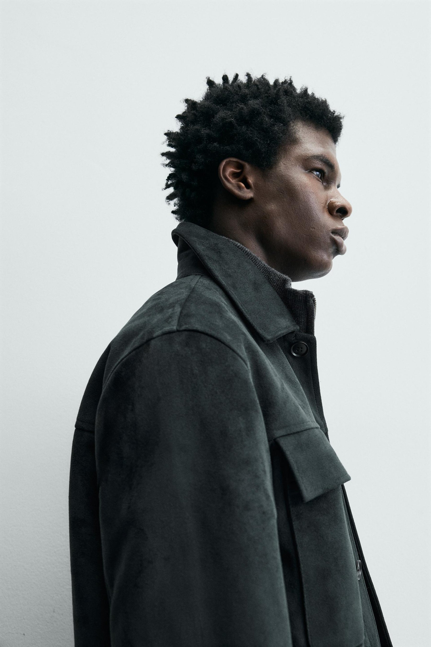 FAUX SUEDE OVERSHIRT - Image 6