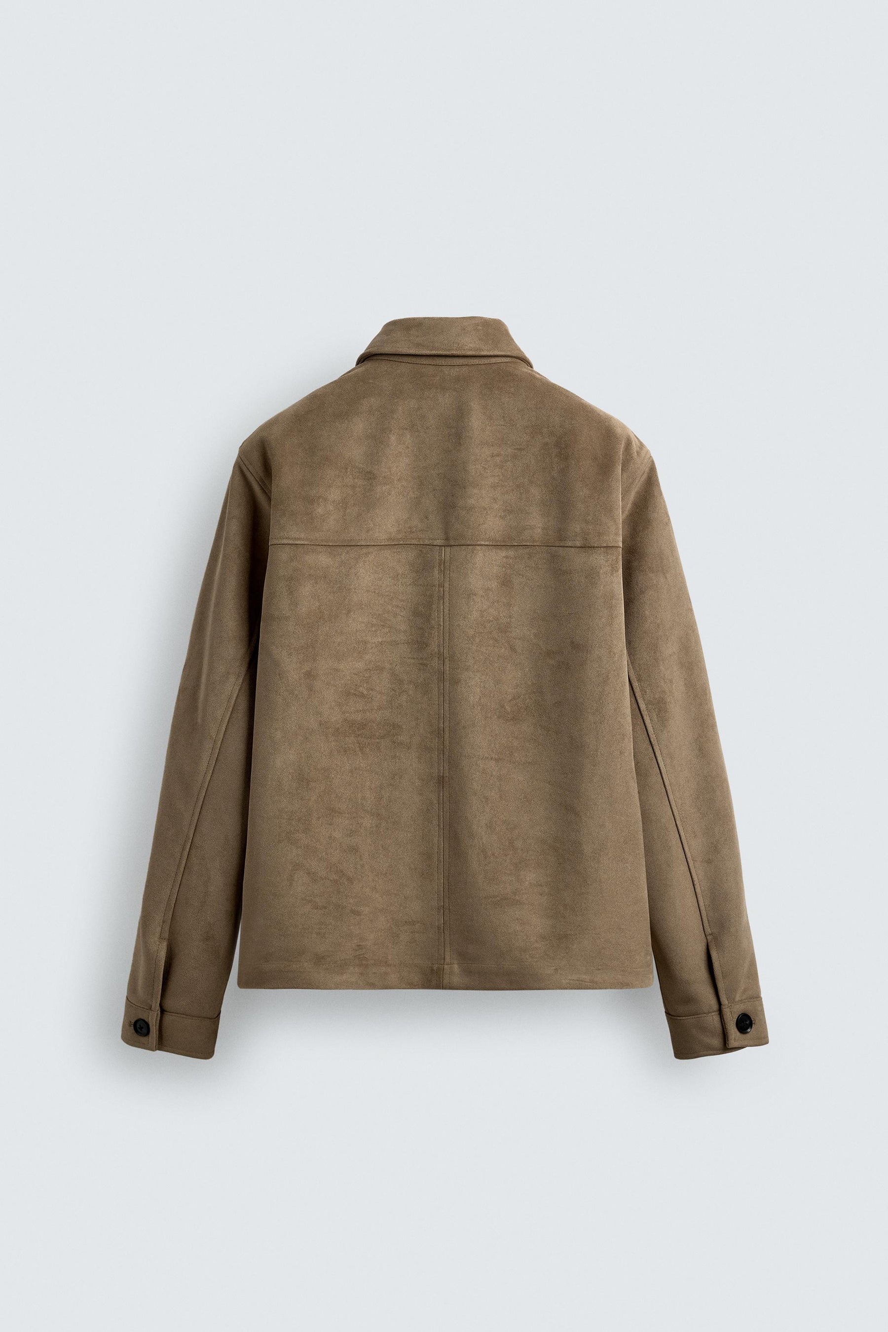 FAUX SUEDE OVERSHIRT - Image 7