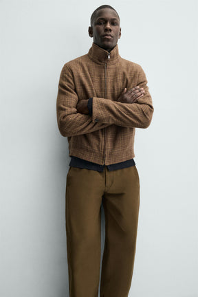CHECK WOOL BLEND OVERSHIRT - Image 7