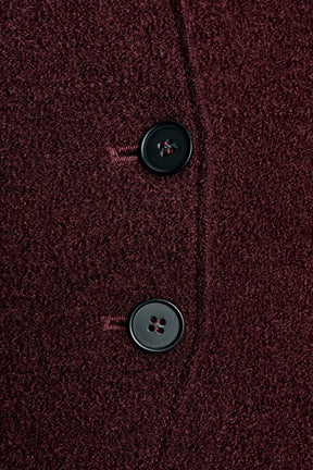 Taillierte Jacke aus Wollbouclé