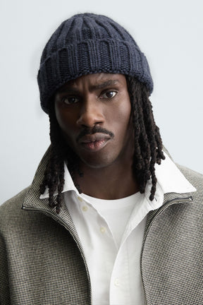 RIBBED BEANIE - Image 1