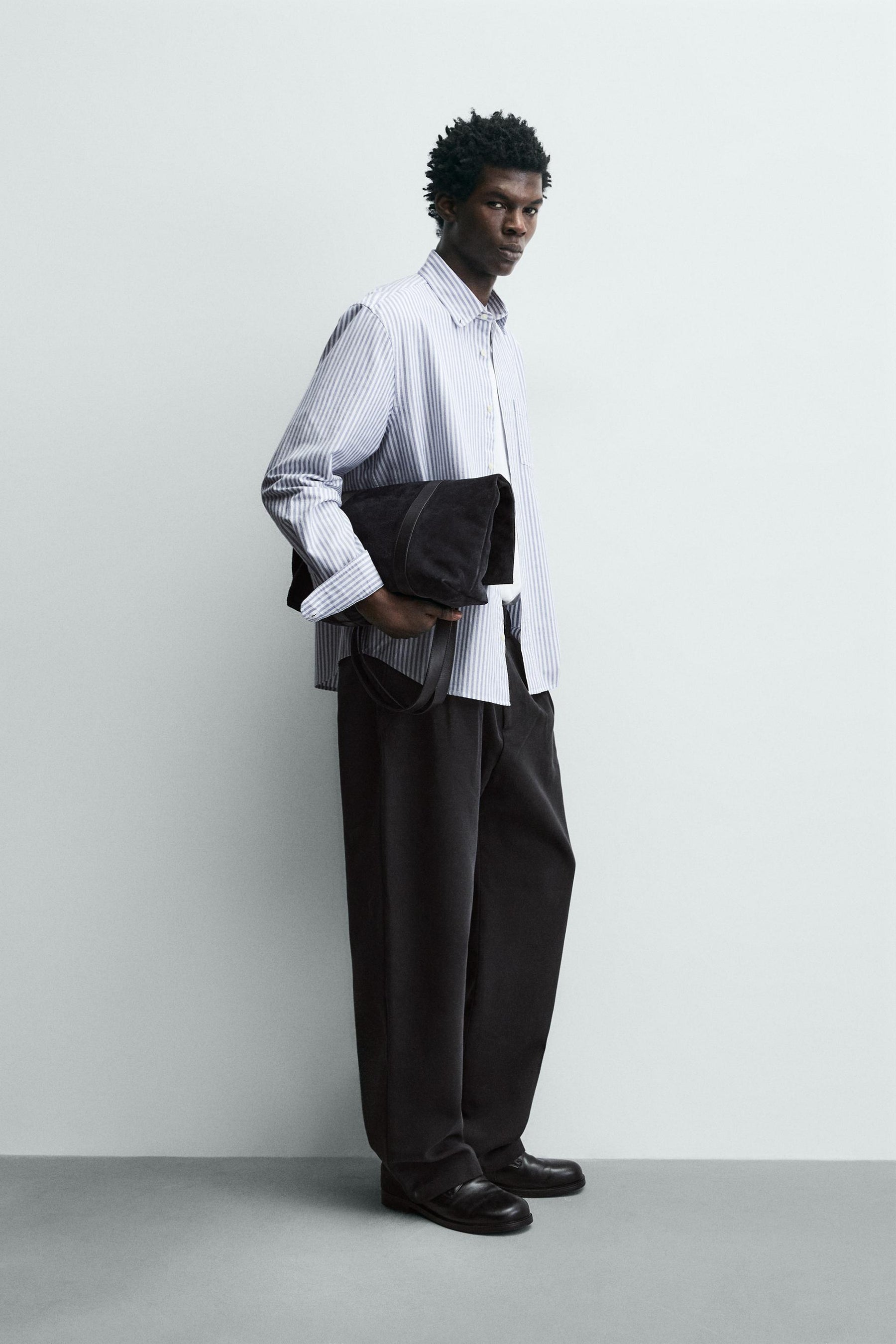 Strukturiertes Oxford-Hemd