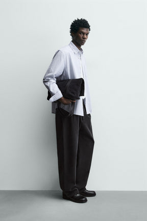 Strukturiertes Oxford-Hemd