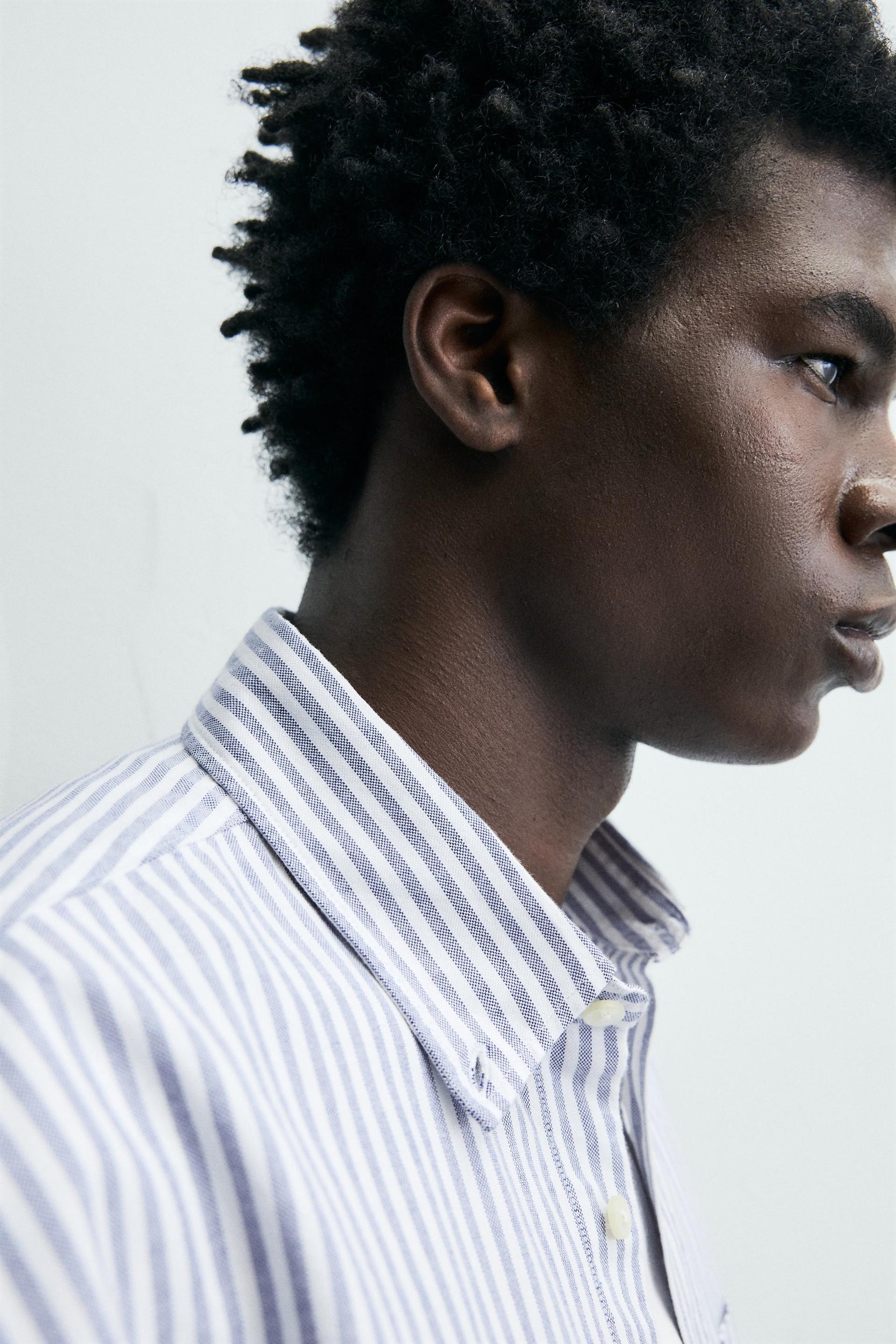 Strukturiertes Oxford-Hemd