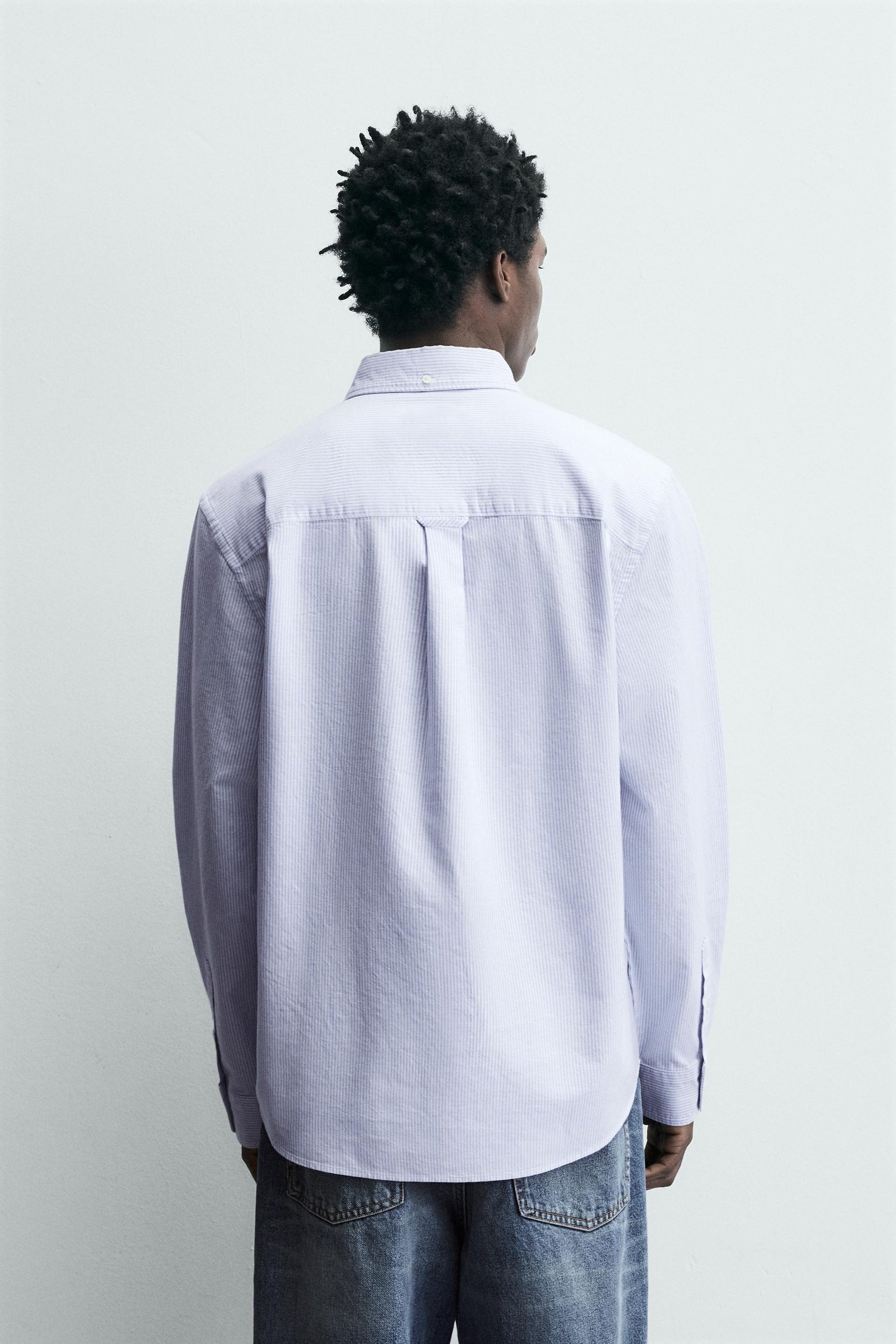 Strukturiertes Oxford-Hemd