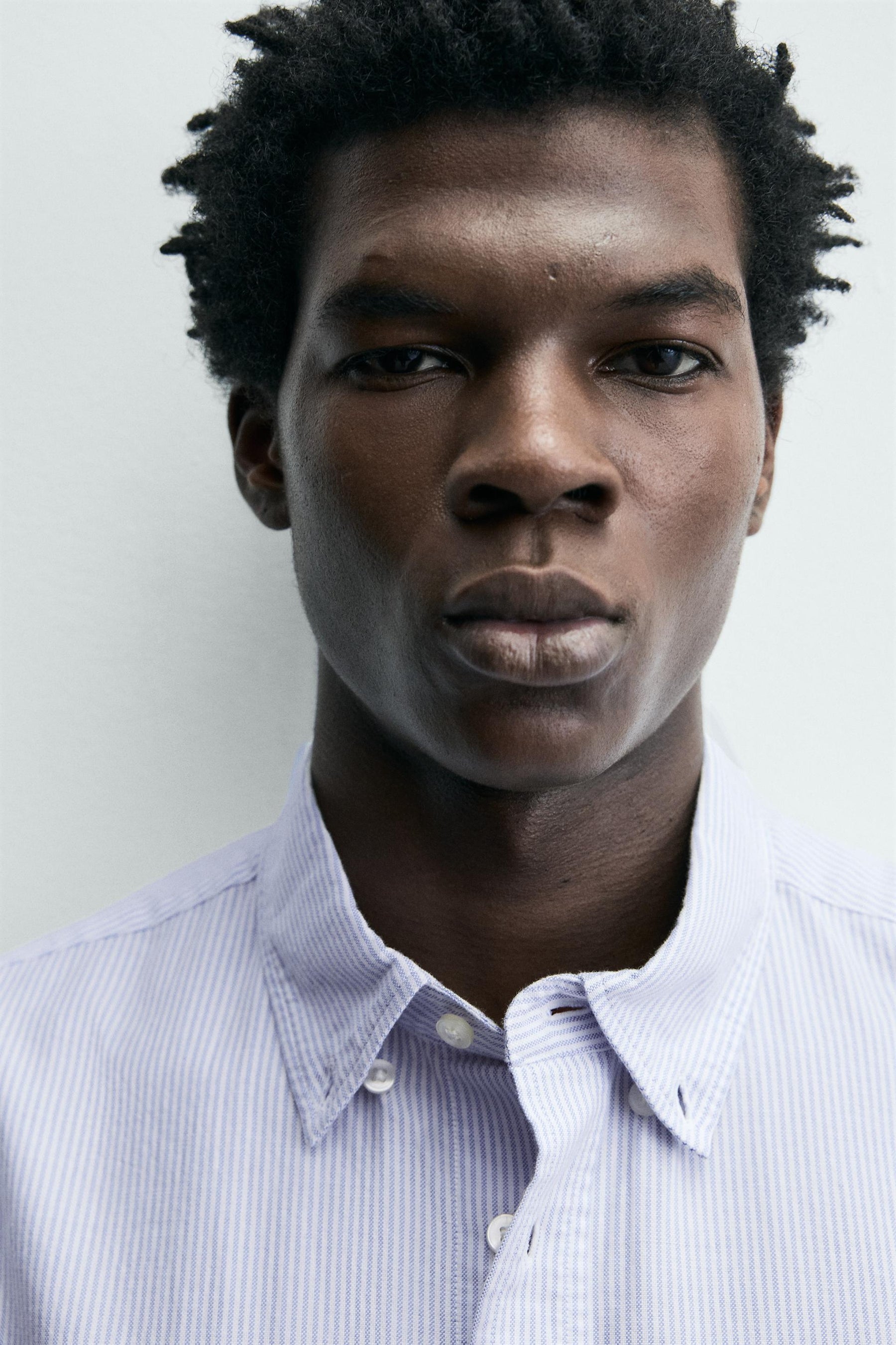 Strukturiertes Oxford-Hemd