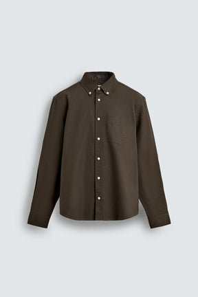 Strukturiertes Oxford-Hemd