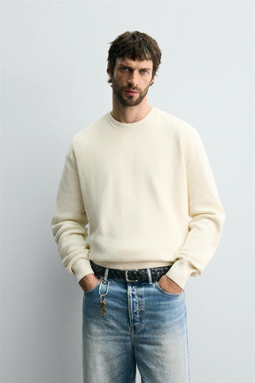 PURL KNIT SWEATER - Image 2