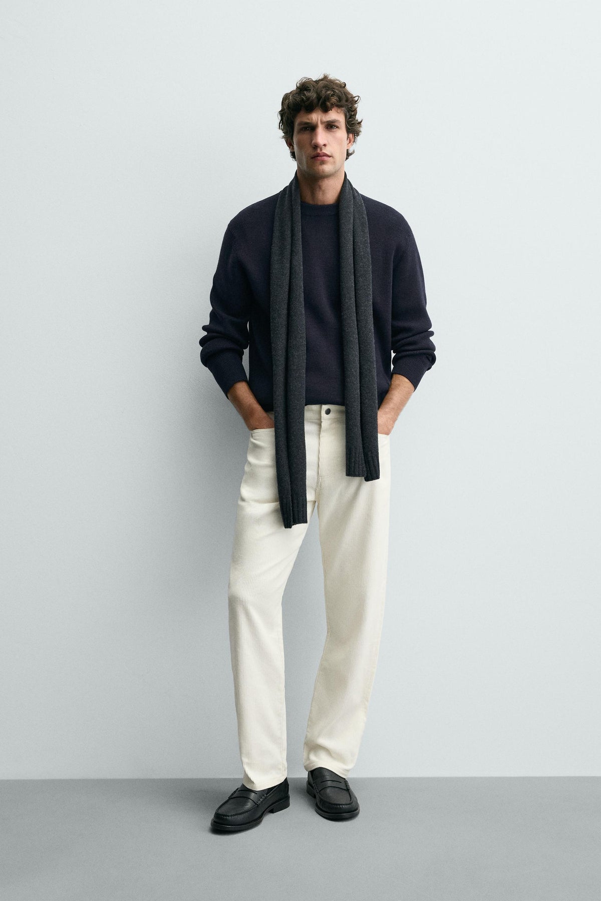 TEXTURED JUMPER WITH WOOL - Image 1