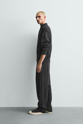 Strukturierter Strickcardigan