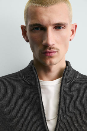 Strukturierter Strickcardigan