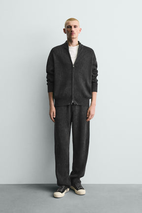 Strukturierter Strickcardigan