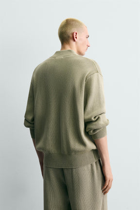 Strukturierter Strickcardigan