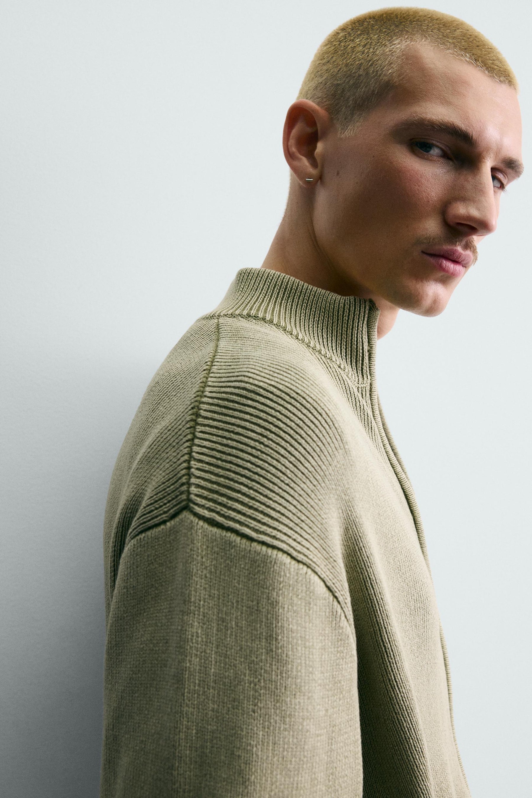 Strukturierter Strickcardigan