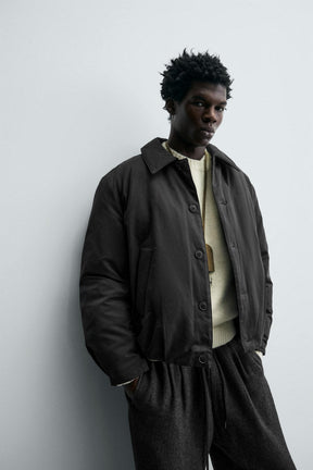 CROPPED FIT PADDED JACKET - Image 5