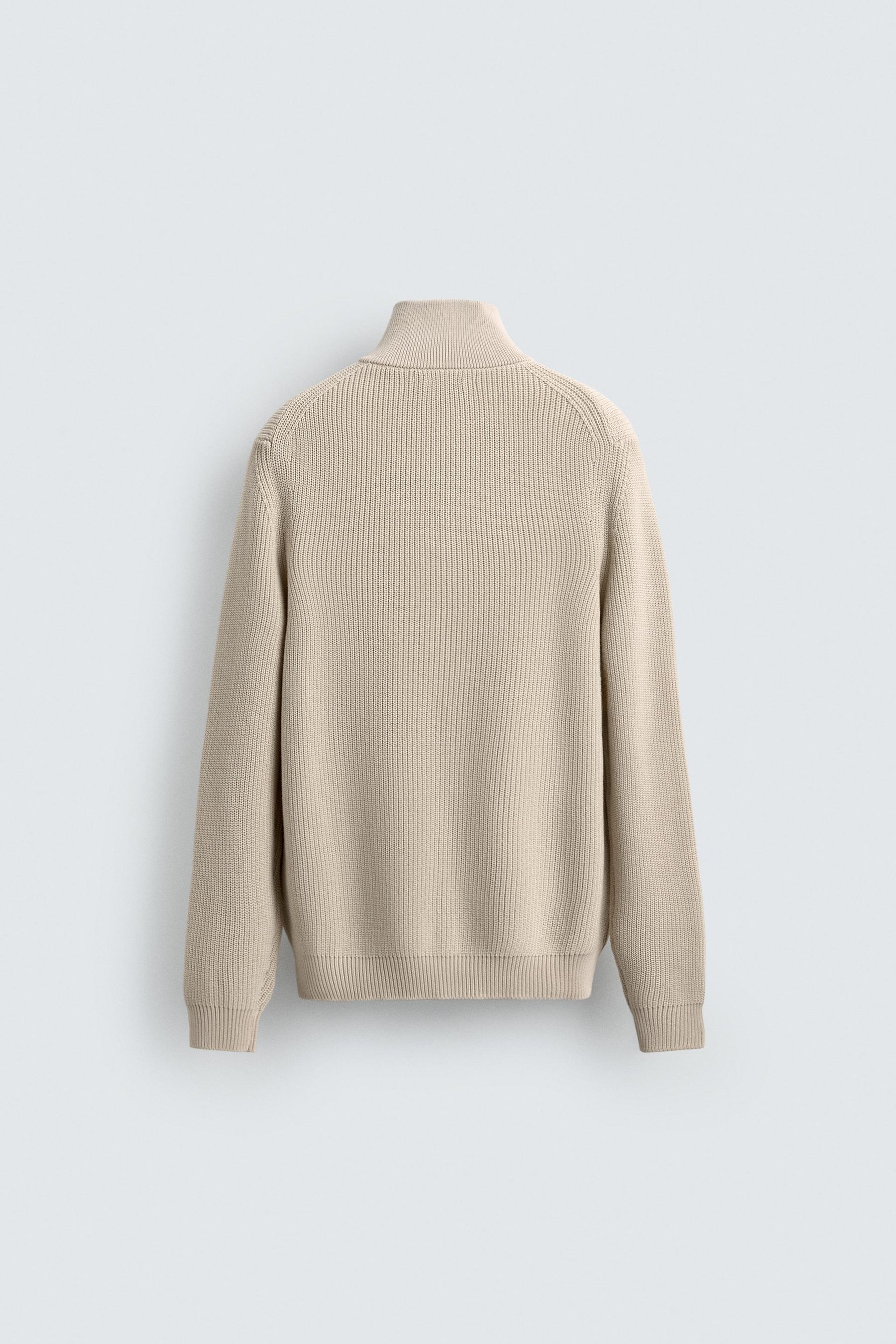 Strickkragen mit Reißverschluss