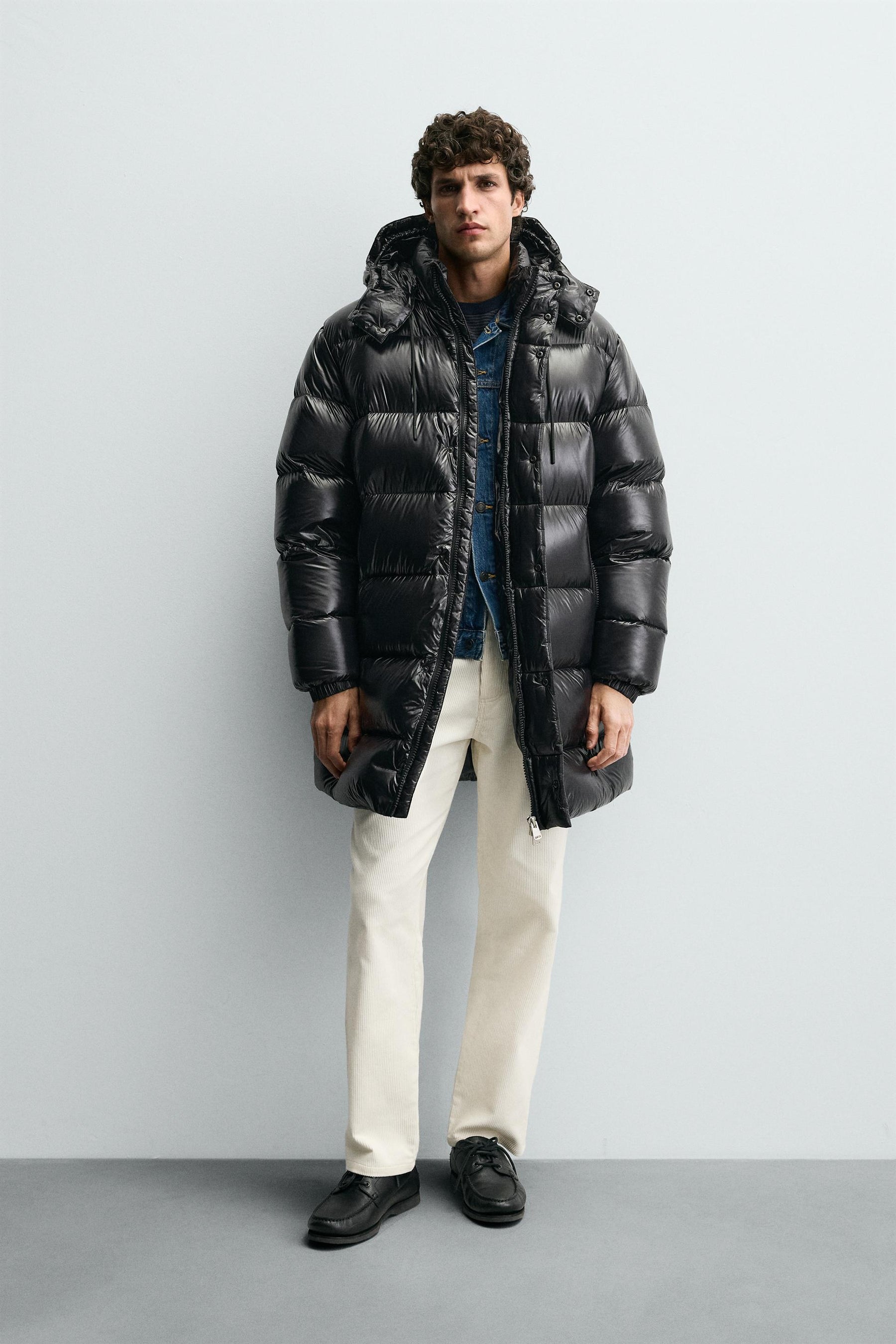 LONG 80% DOWN - 20% FEATHER JACKET - Image 1