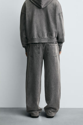 Gewaschene Jogginghosen