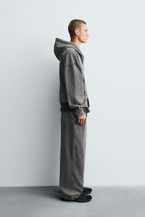 Gewaschene Jogginghosen