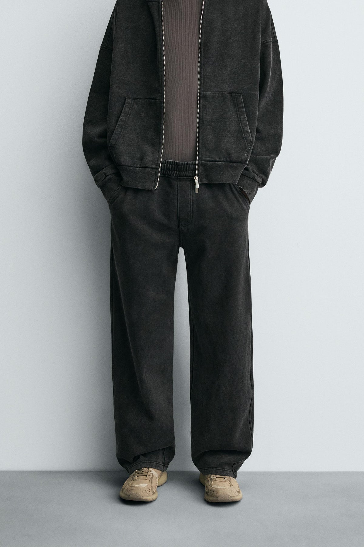 Gewaschene Jogginghosen