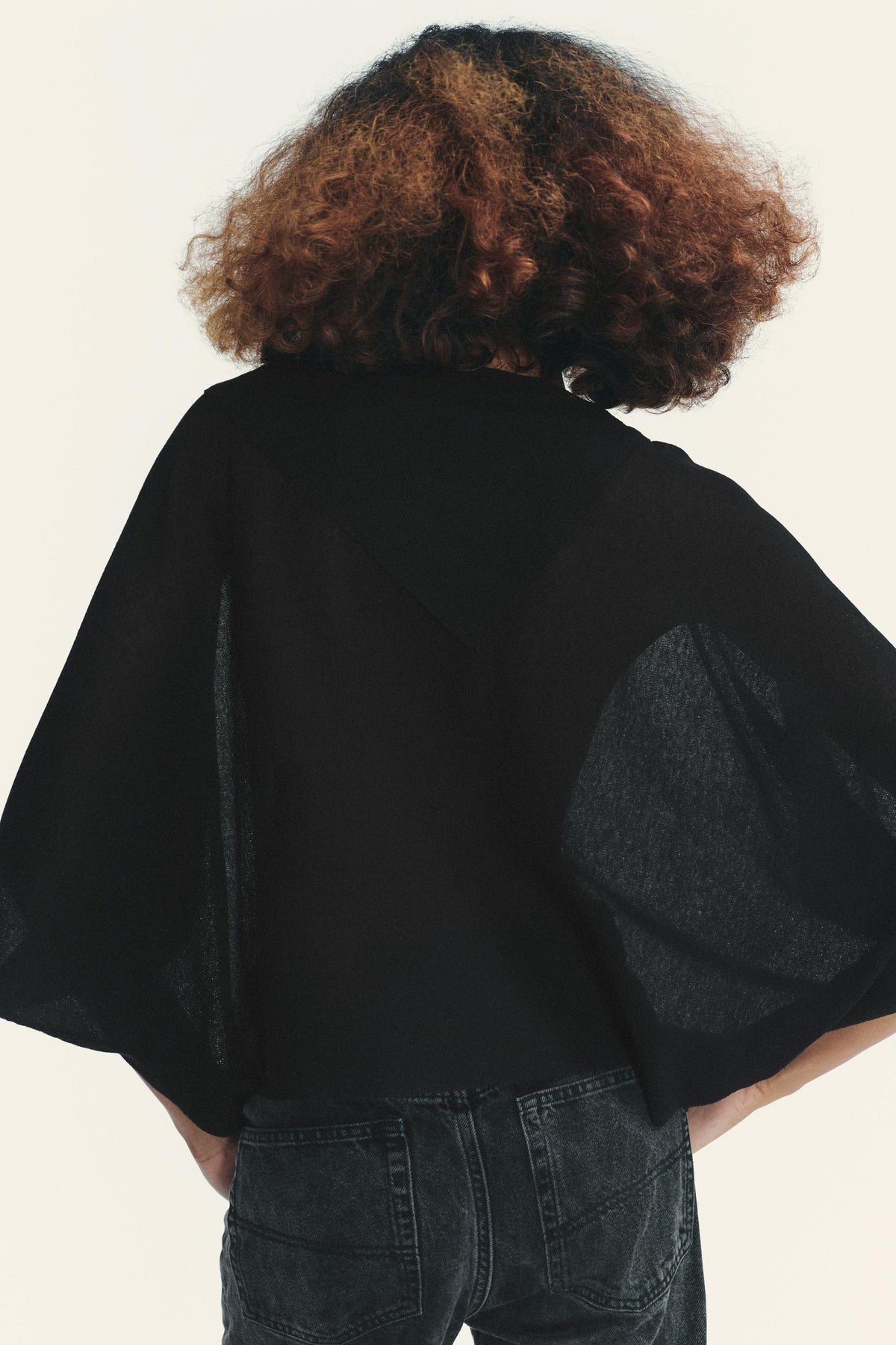 PLAIN KNIT SHORT SLEEVE JUMPER - Image 2