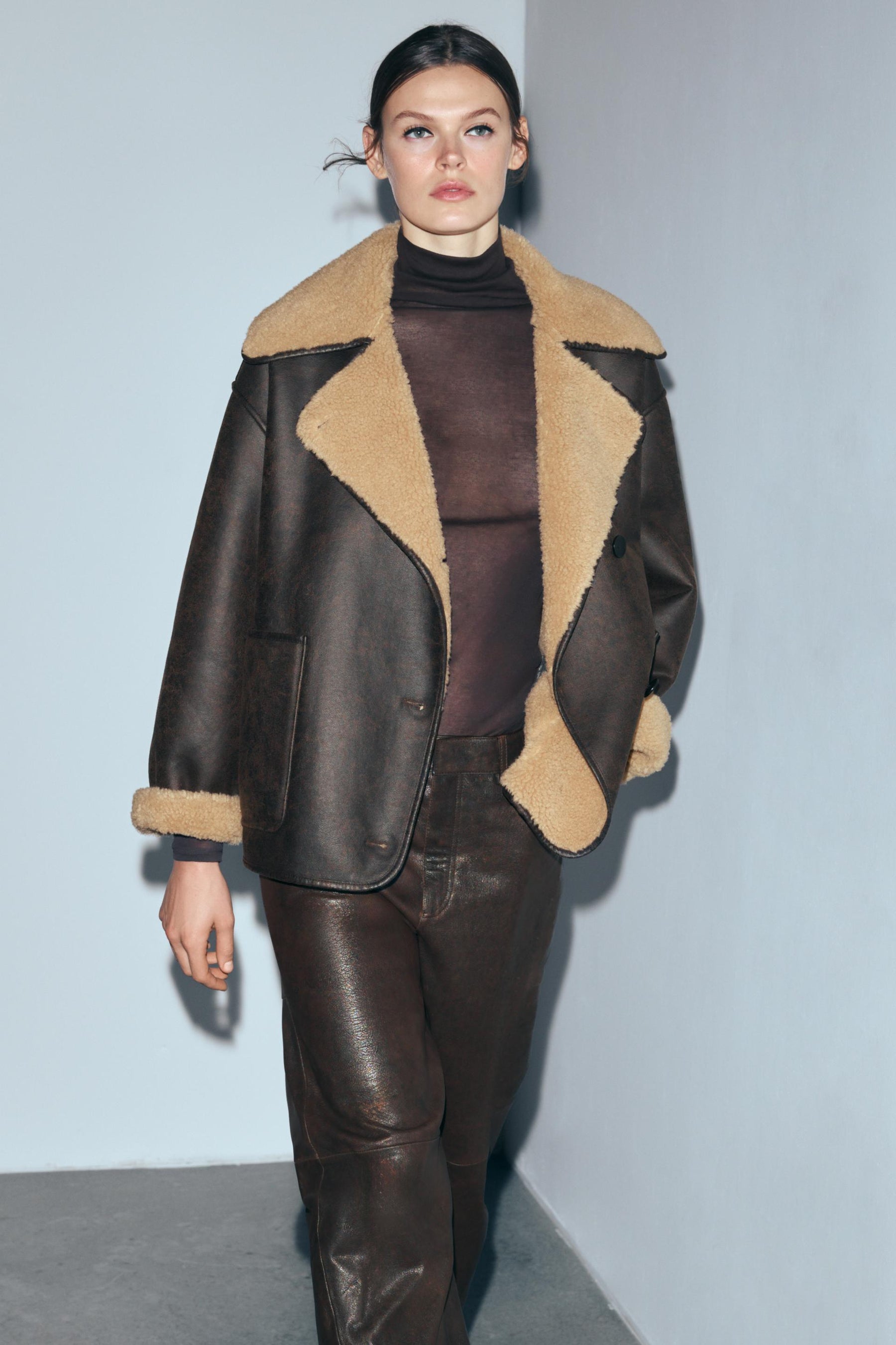 Doppelseitige Modejacke