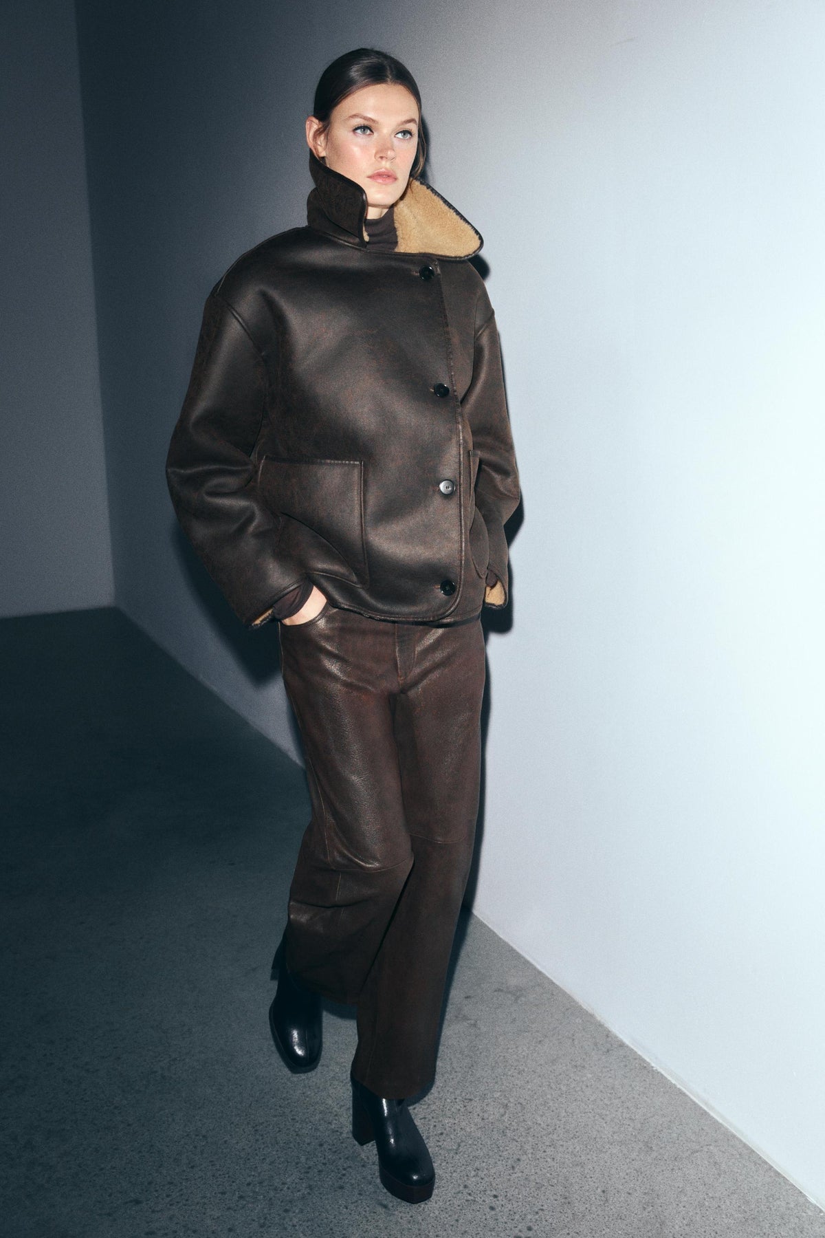 Doppelseitige Modejacke