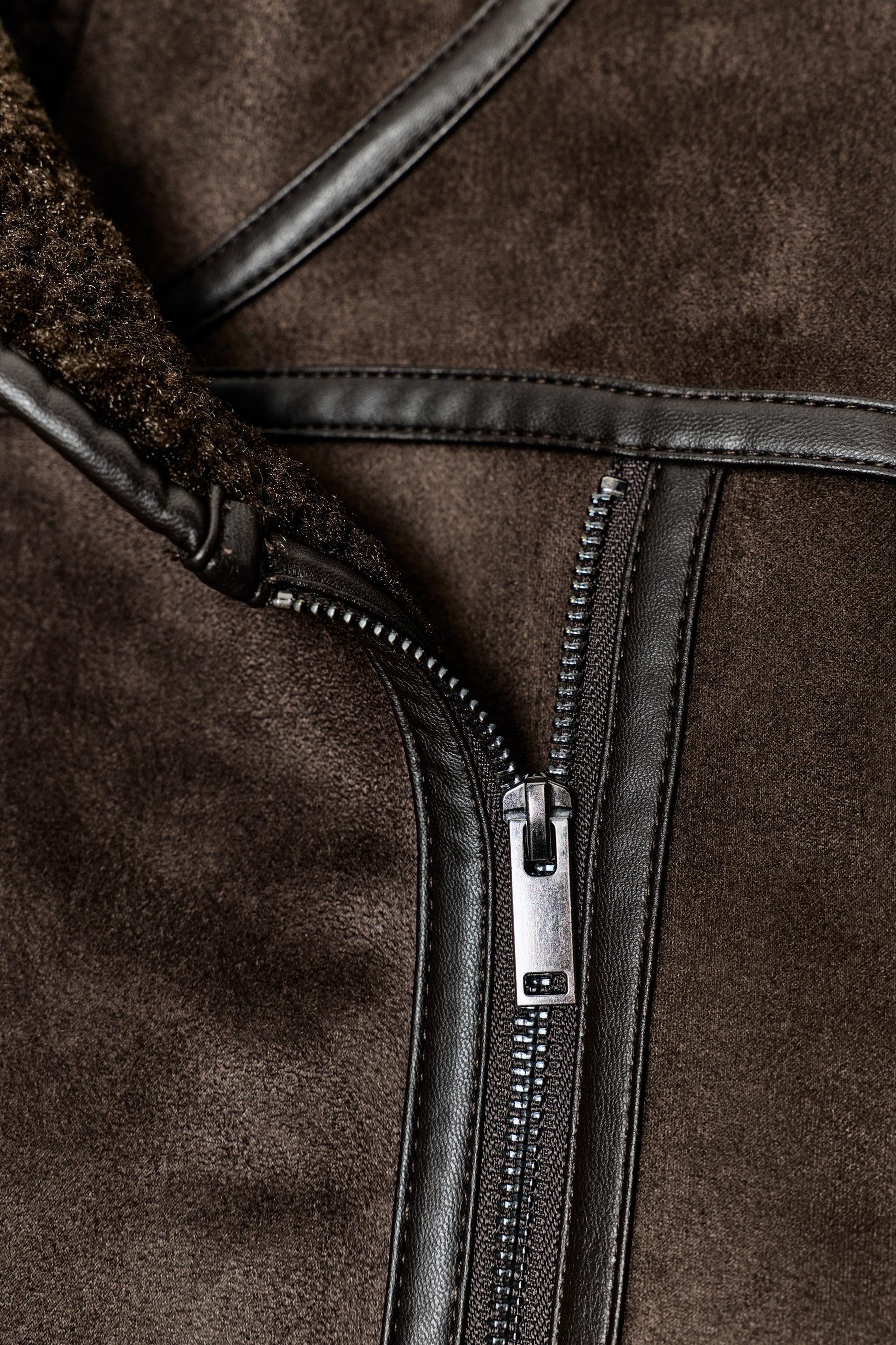 Doppelseitige Wolljacke