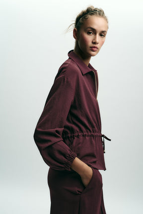 SAFARI-JACKE MIT KORDELZUG