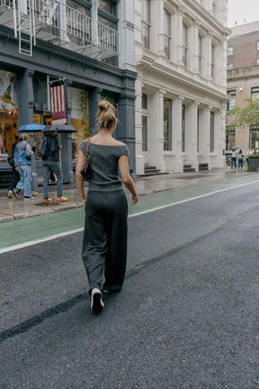 Kontrastgewaschene Hosen