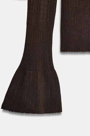 Figurbetonter Strickpullover