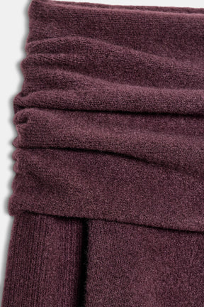 Strick-Bandeau-Pullover