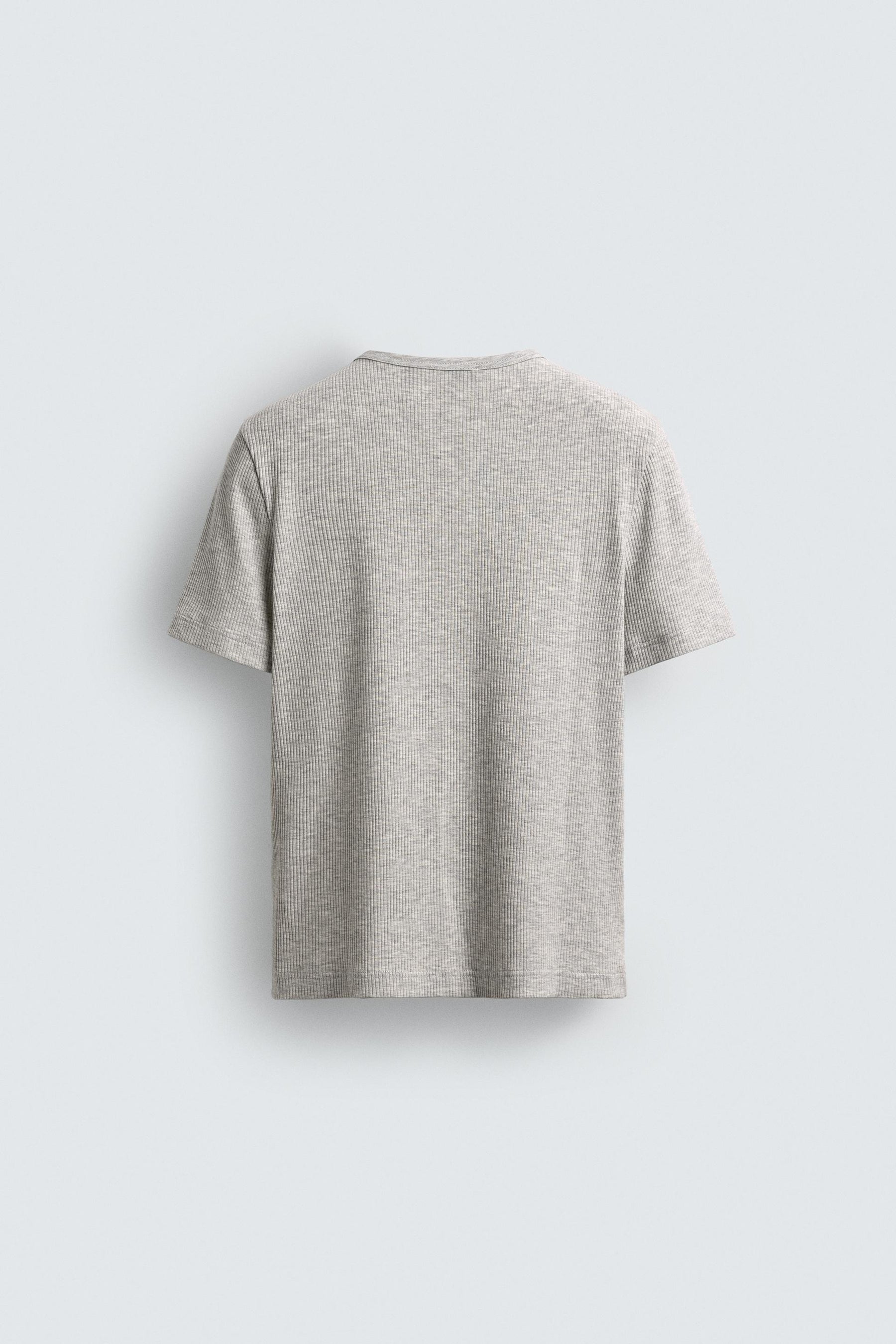 GRANDAD COLLAR T-SHIRT - Image 8