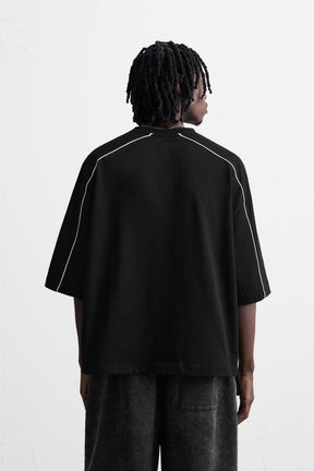 SWEATSHIRT WITH CONTRAST PIPING - Image 3