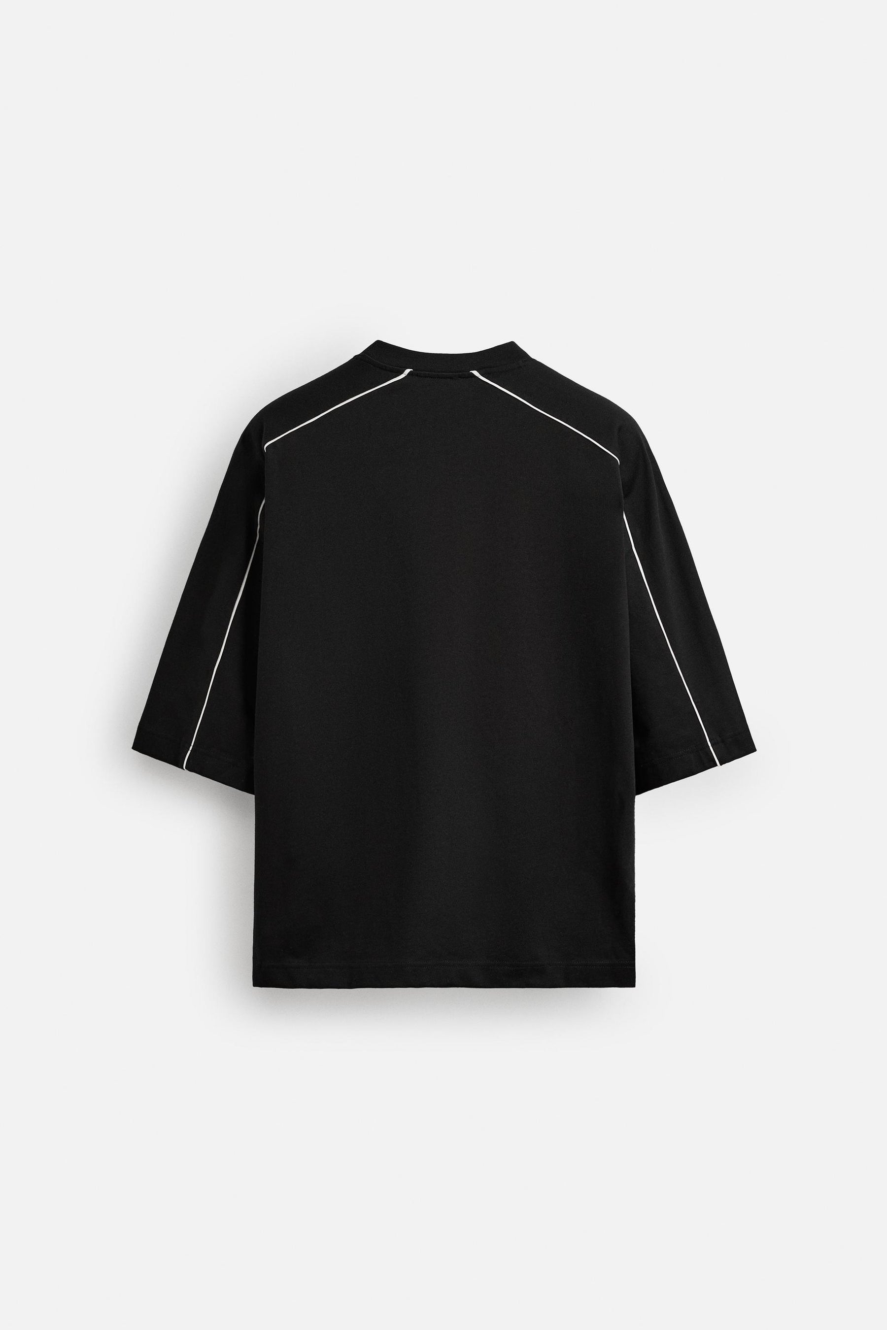 SWEATSHIRT WITH CONTRAST PIPING - Image 7