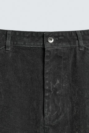 Beflockte, lässige Hose