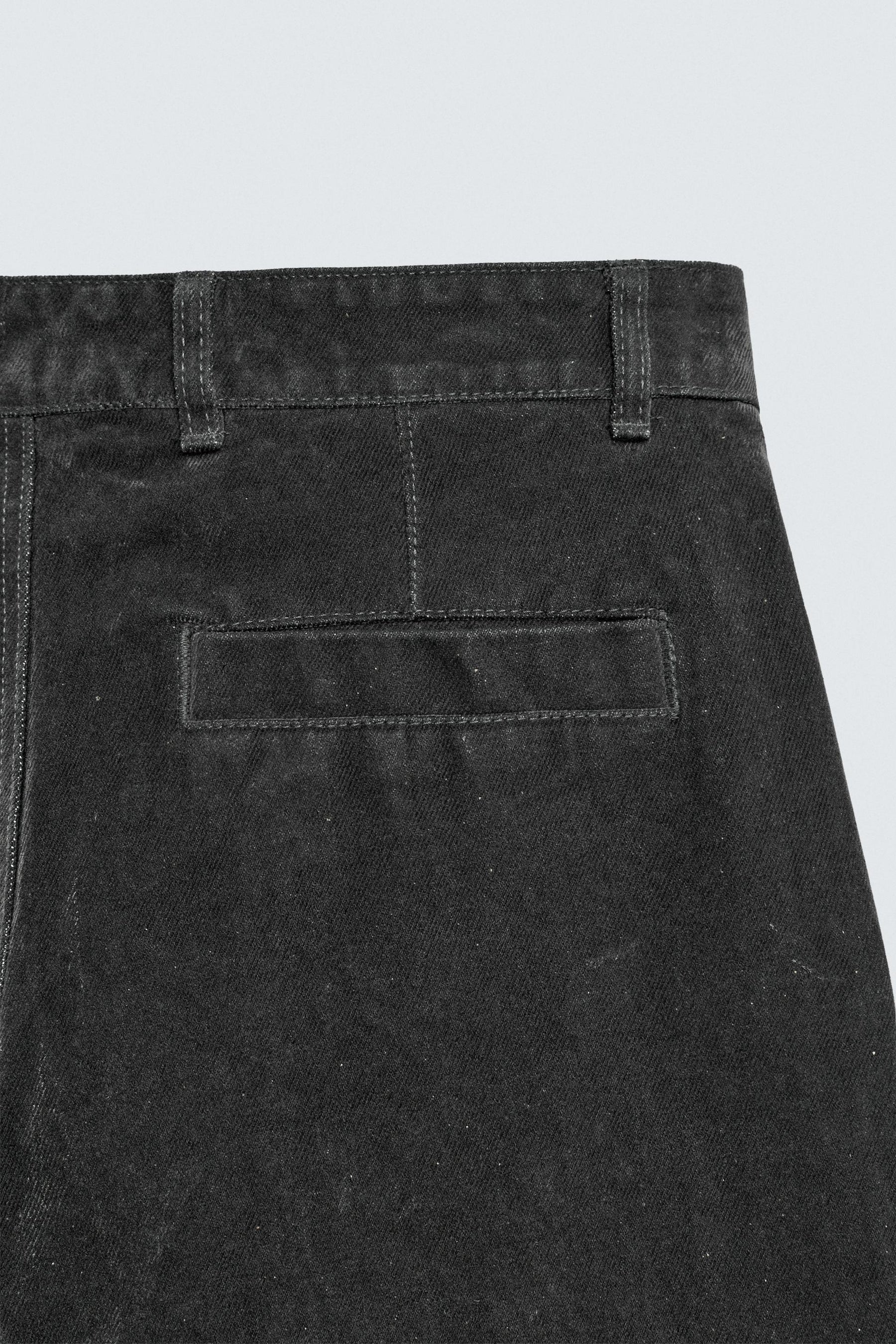 Beflockte, lässige Hose