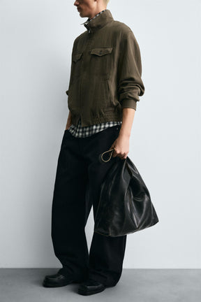 FLOWING RELAXED FIT JACKET - Image 5