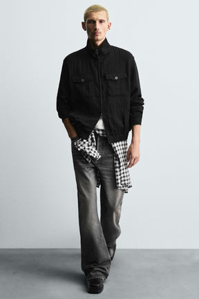 FLOWING RELAXED FIT JACKET - Image 6