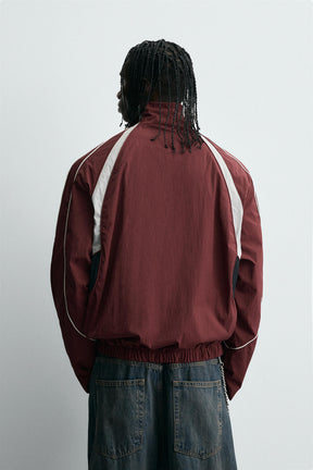 CONTRAST COLOUR BLOCK TECHNICAL JACKET - Image 3