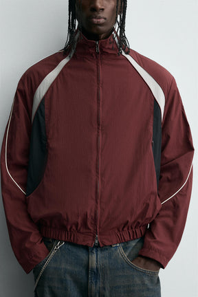 CONTRAST COLOUR BLOCK TECHNICAL JACKET - Image 6