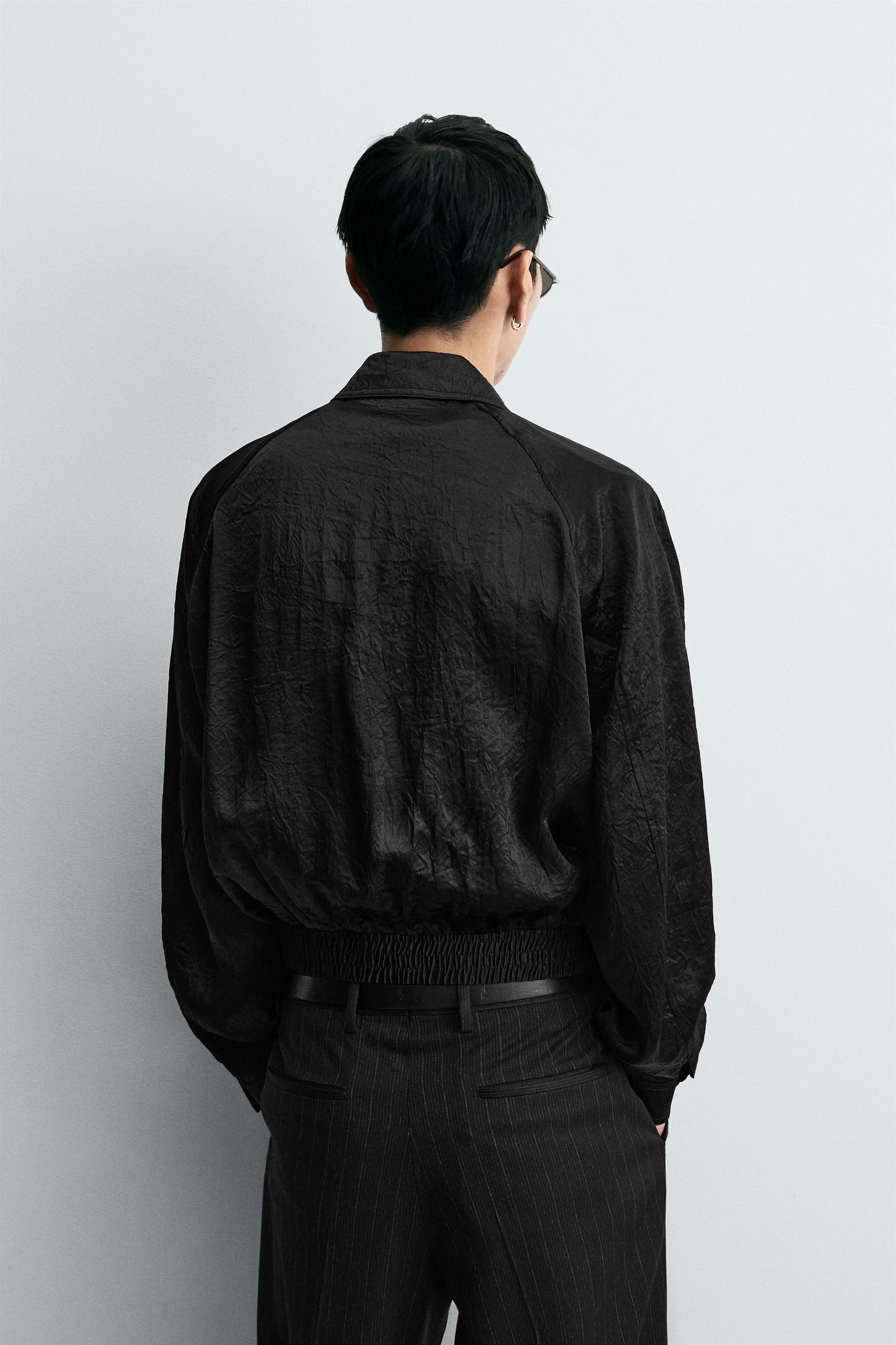 SHOULDER PAD BOMBER JACKET - Image 3
